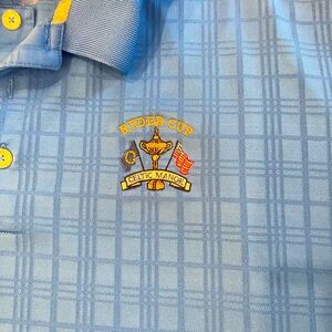 Men’s Adidas Ryder Cup Celtic Manor Golf Shirt, Size XL